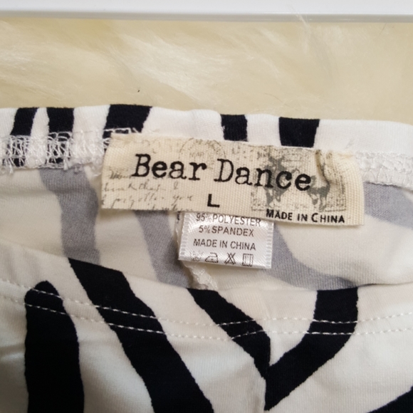 Zebra Print Biker Shorts by Bear Dance - Picture 2 of 3
